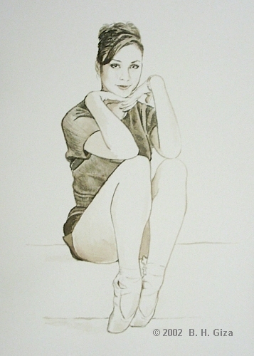 image of a painting of Tess